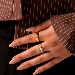 Olympia Band Ring | Gold